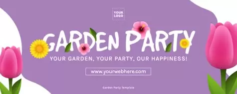 Edit a Garden Party flyer