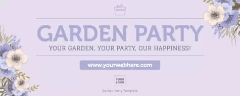 Edit a Garden Party flyer