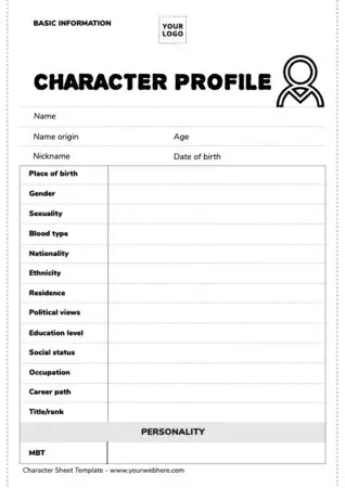 Edit a Character template