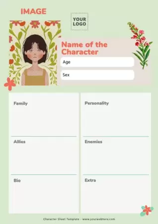 Edit a Character template