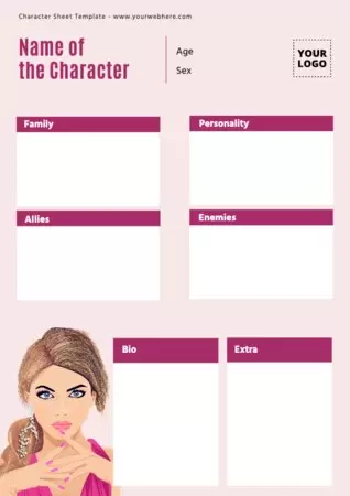 Edit a Character template