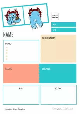 Edit a Character template