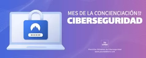 Edita un flyer de Ciberseguridad