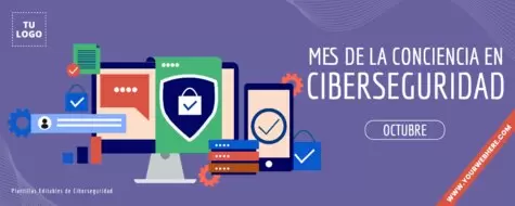 Edita un flyer de Ciberseguridad