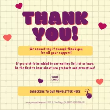 Modifier un panneau Merci pour votre achat