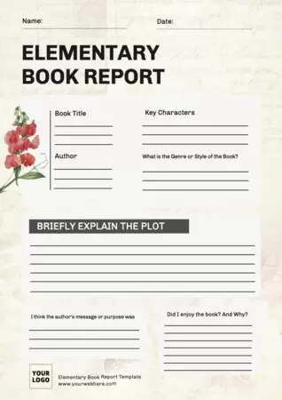 Edit a Book Report