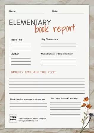 Edit a Book Report