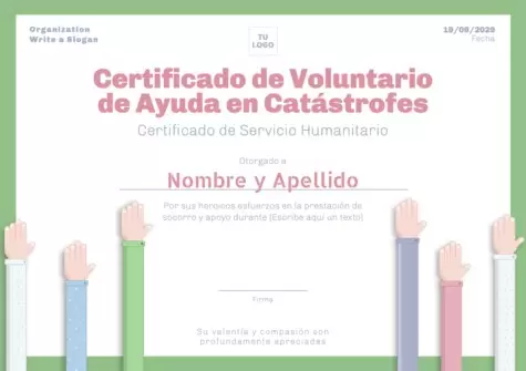 Edita un Diploma Voluntariado