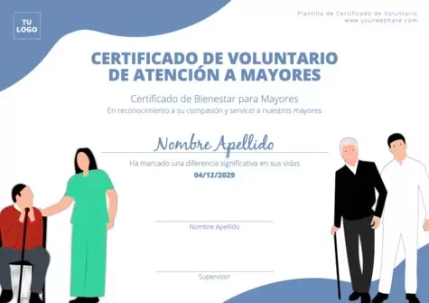 Edita un Diploma Voluntariado