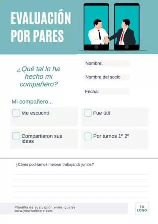 Edita una evaluación de grupo