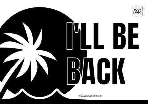 Edit a design of I'll Be Back