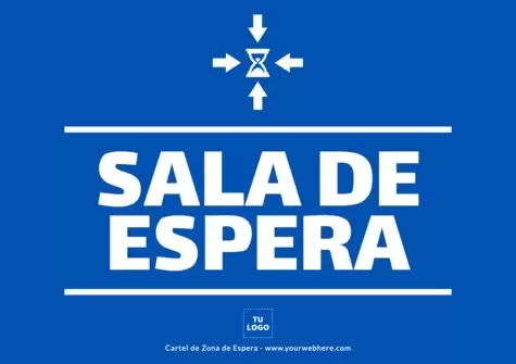 Edita una señal de Sala de Espera