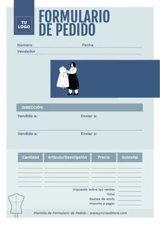 Edita una Hoja de Pedido