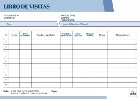 Edita una Hoja de Asistencia