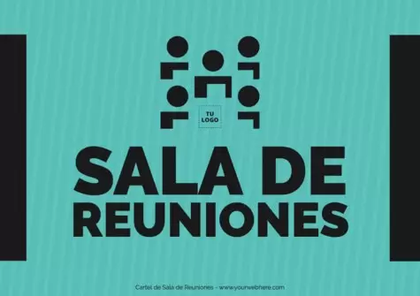 Edita un cartel de Sala de Reunión