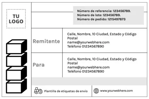 Edita una Etiqueta de Paquete