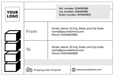 Editar uma amostra de etiqueta de envio