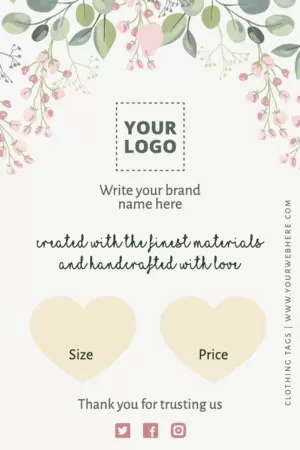 Edit a Clothing Label template