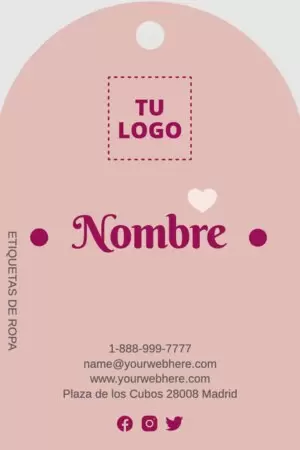 Edita una etiqueta de ropa