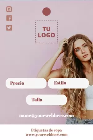 Edita una etiqueta de ropa