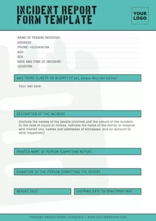Edit an Incident Report layout