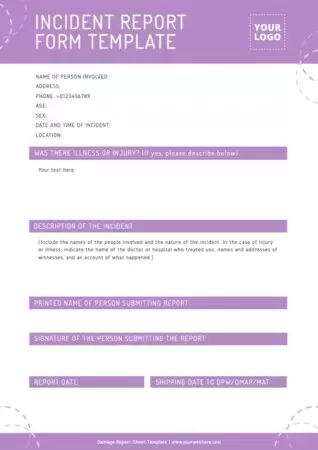 Edit an Incident Report layout