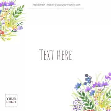 Edit a Paper Border template