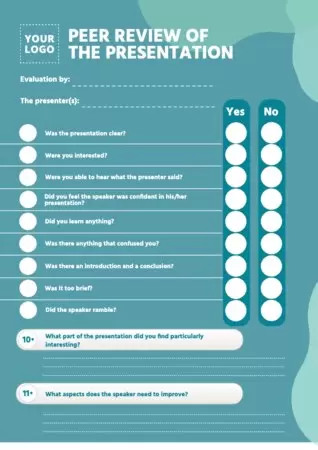 Edit a group evaluation template