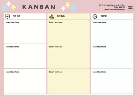 Editar um quadro Kanban
