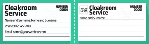 Edit a Cloakroom Ticket