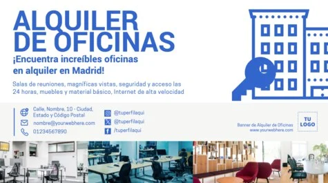 Edita un flyer de Alquiler de Oficina