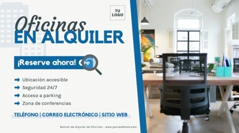 Edita un flyer de Alquiler de Oficina