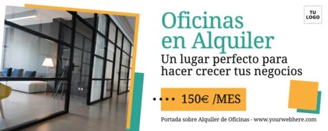 Edita un flyer de Alquiler de Oficina