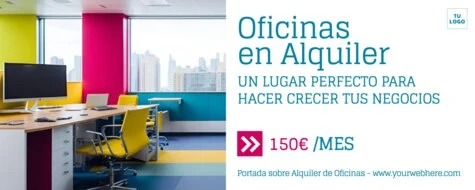 Edita un flyer de Alquiler de Oficina