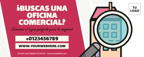 Edita un flyer de Alquiler de Oficina