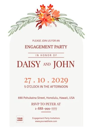 Edit an engagement invite template