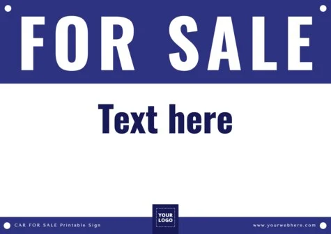 Edit an Auto Sale sign