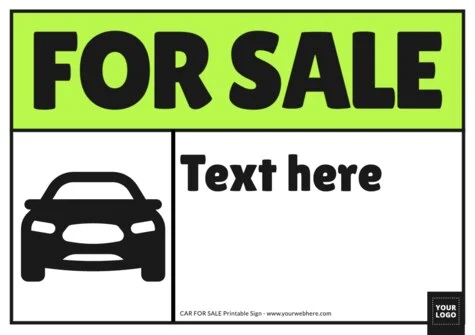 Edit an Auto Sale sign