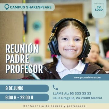 Edita una hoja de reuniones de padres