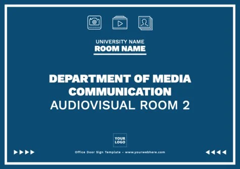 Edit an Office Door sign design