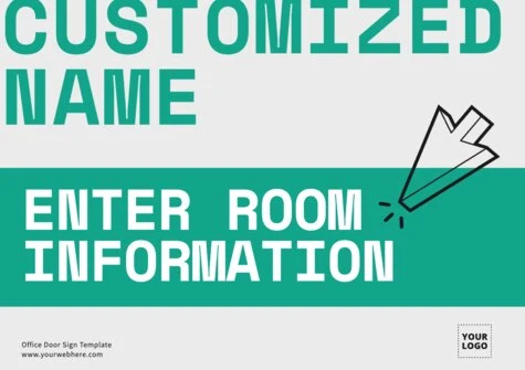 Edit an Office Door sign design