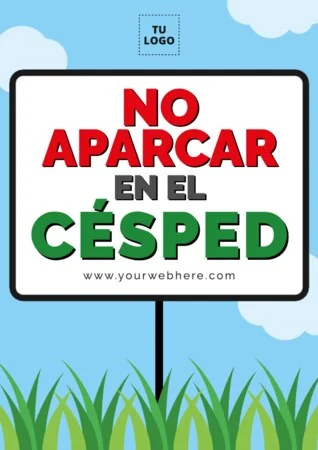 Edita un diseño de No Aparcar