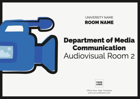 Edit an Office Door sign design