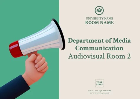 Edit an Office Door sign design