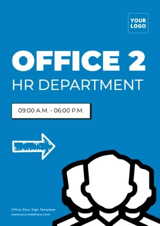 Edit an Office Door sign design