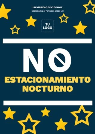 Edita un diseño de No Aparcar