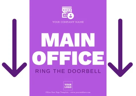 Edit an Office Door sign design