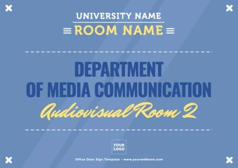 Edit an Office Door sign design