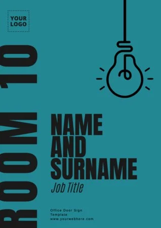 Edit an Office Door sign design