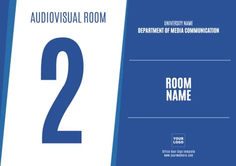 Edit an Office Door sign design